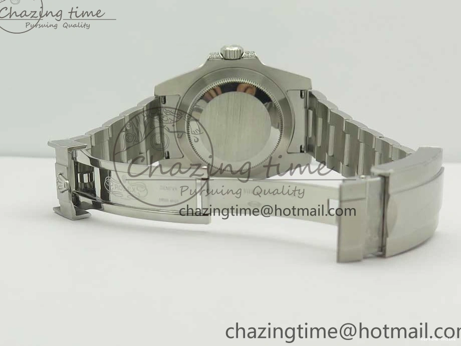0504 GoAnywhere Submariner Black Diamond Bezel SS GSF Best Edition Black Dial On SS Bracelet A 3270